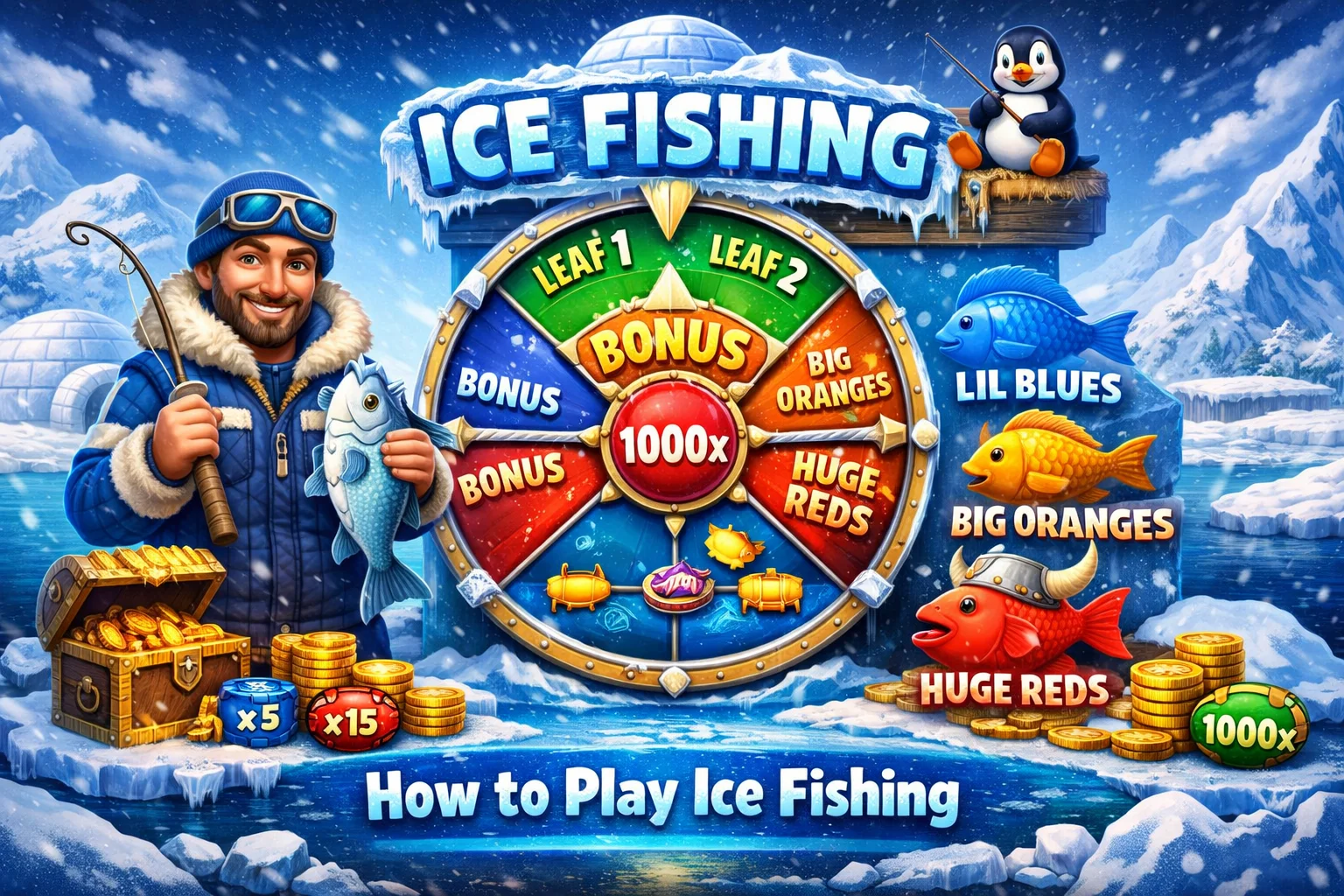 Ice Fishing Game App – funkcionalnosti in uporabniška izkušnja