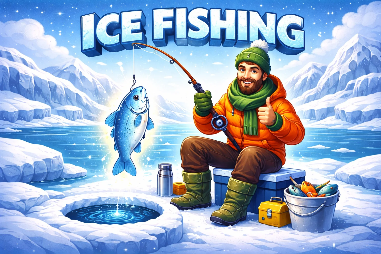 Kaj je ice fishing game